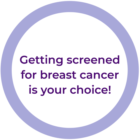 Breast screening message