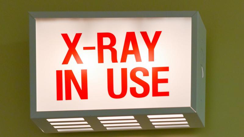 X-Ray in Use sign