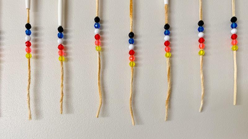 beads on string
