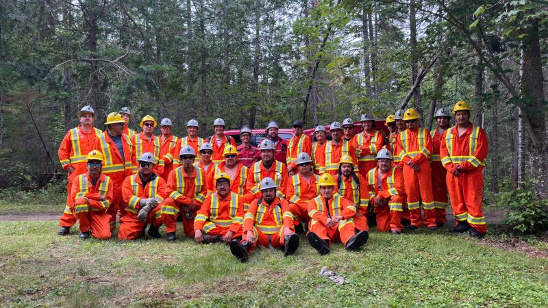 Auxiliary forest fire fighters