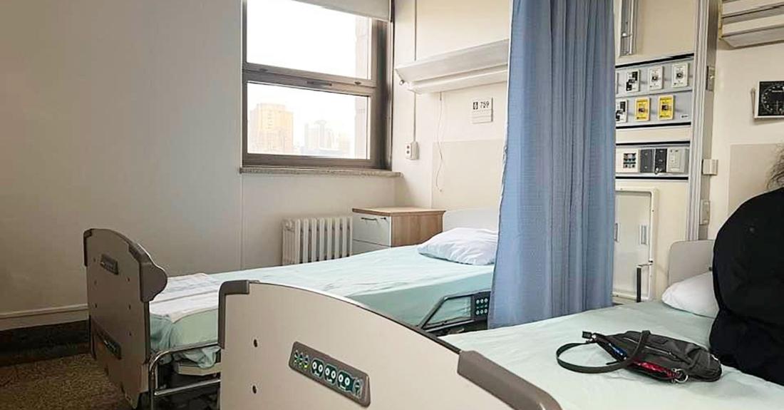 Patient accommodations at Hotel Dieu